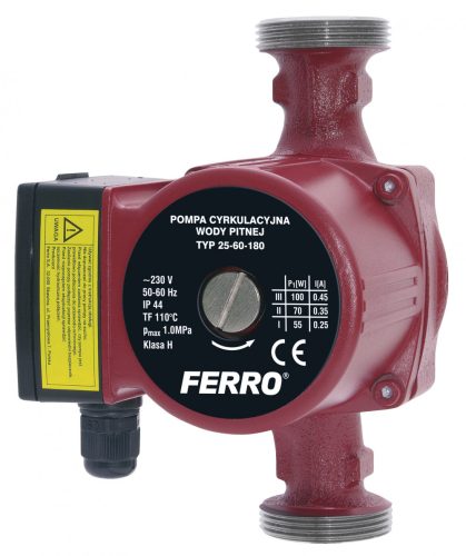 FERRO 25-60 180 Keringetőszivattyú ivóvízre 0202W