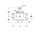 MOFÉM AHA vízfőcsap 3/4" (fagycsap) 113-0019-00