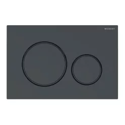   Geberit Sigma20 működtetőlap, 2 mennyiséges öblítéshez, fekete matt115.882.DW.1