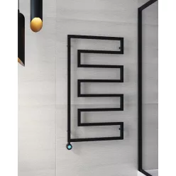   Wasserburg E-STYLE BLACK Törölközőszárító radiátor 138x60