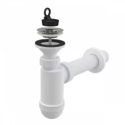   Alcadrain /Alcaplast Mosdószifon DN40 csatlakozóval rozsdamentes leeresztővel DN63 A41