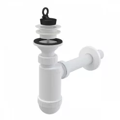   Alcadrain /Alcaplast Mosdószifon DN32 csatlakozóval műanyag leeresztővel DN63 A420