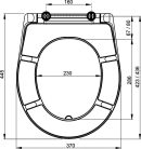 Alcadrain /Alcaplast WC ülőke Duroplast A601