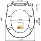 Alcadrain /Alcaplast Wc ülőke univerzális SOFTCLOSE, Duroplast A604 SHELL