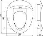 Alcadrain /Alcaplast WC-ülőke gyermekbetét A68