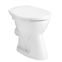   ALFÖLDI BÁZIS WC, álló, mélyöblítésű, hátsó kifolyású, clean flush, fehér, perem nélküli 7093 R0 01