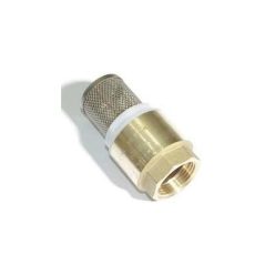 Lábszelep 3/4" inox szűrővel
