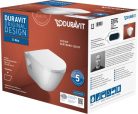 DURAVIT D-NEO WC SZETT LÁTHATÓ RÖGZÍTÉSSEL /257809 WC + 002169 ÜLŐKE/