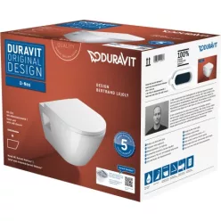   DURAVIT D-NEO WC SZETT LÁTHATÓ RÖGZÍTÉSSEL /257809 WC + 002169 ÜLŐKE/