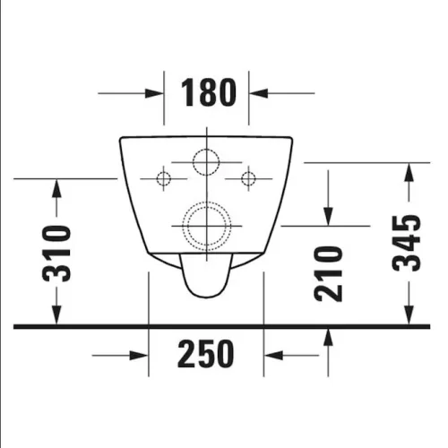 DURAVIT no.1 fali wc szett /wc csésze + soft close ülőke/ 4,5l öblítés
