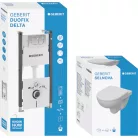 Geberit Duofix WC szett Delta 01 fehér