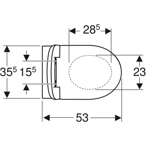 Geberit Duofix WC szett Delta 01 fehér