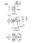 Grohe Eurosmart Egykaros kádcsaptelep 1/2″  33 302 003