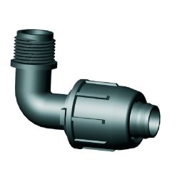 PEK könyök 16x3/4" Mö