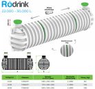 ROTO RoDrink műanyag ivóvíz víztartály 20000 liter