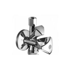  SCHELL Sarokszelep kombinált tömlővég nélkül Sanland  1/2"-3/8"-3/4"
