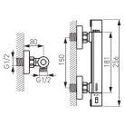 FERRO Trinity Termosztátos csaptelep TRM7