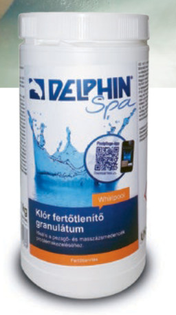 Klór fertőtlenítő granulátum Delphin Spa 1 kg