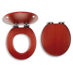   FERRO Dió WC ülőke, lecsapódásgátló, soft close,, fahatású MDF WC/SOFTORECHLY